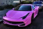 Ferrari 458 Italia Satin Pink by RDBLA 2016 года
